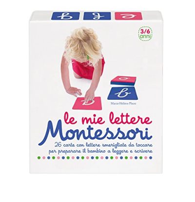 Le Mie Lettere Montessori 26 Carte Con Lettere Smerigliate Da Toccare Per Preparare Il Bambino A Leggere E Scrivere Italiano Copertina Flessibile 5 Apr 2016 0