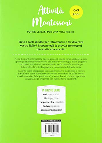 Attivit Montessori Da 0 A 3 Anni Porre Le Basi Per Una Via Felice Italiano Copertina Flessibile 28 Nov 2018 0 0.jpg