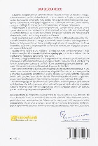 Una Scuola Felice Diario Di Unesperienza Educativa Possibile Italiano Copertina Flessibile 15 Nov 2017 0 0.jpg
