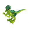 Dinosauri Del Giurassico Velociraptor Verde Acceso.jpg