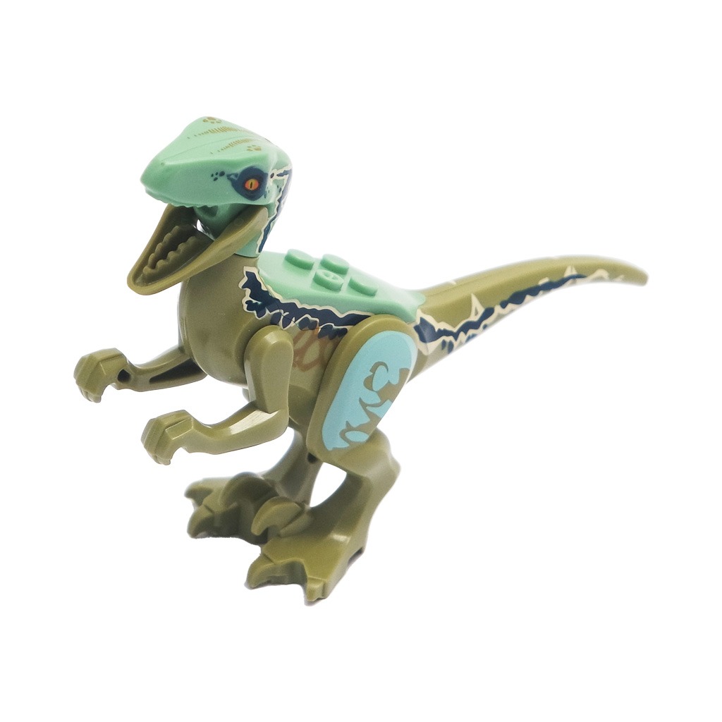 Dinosauri Del Giurassico Velociraptor Verde.jpg