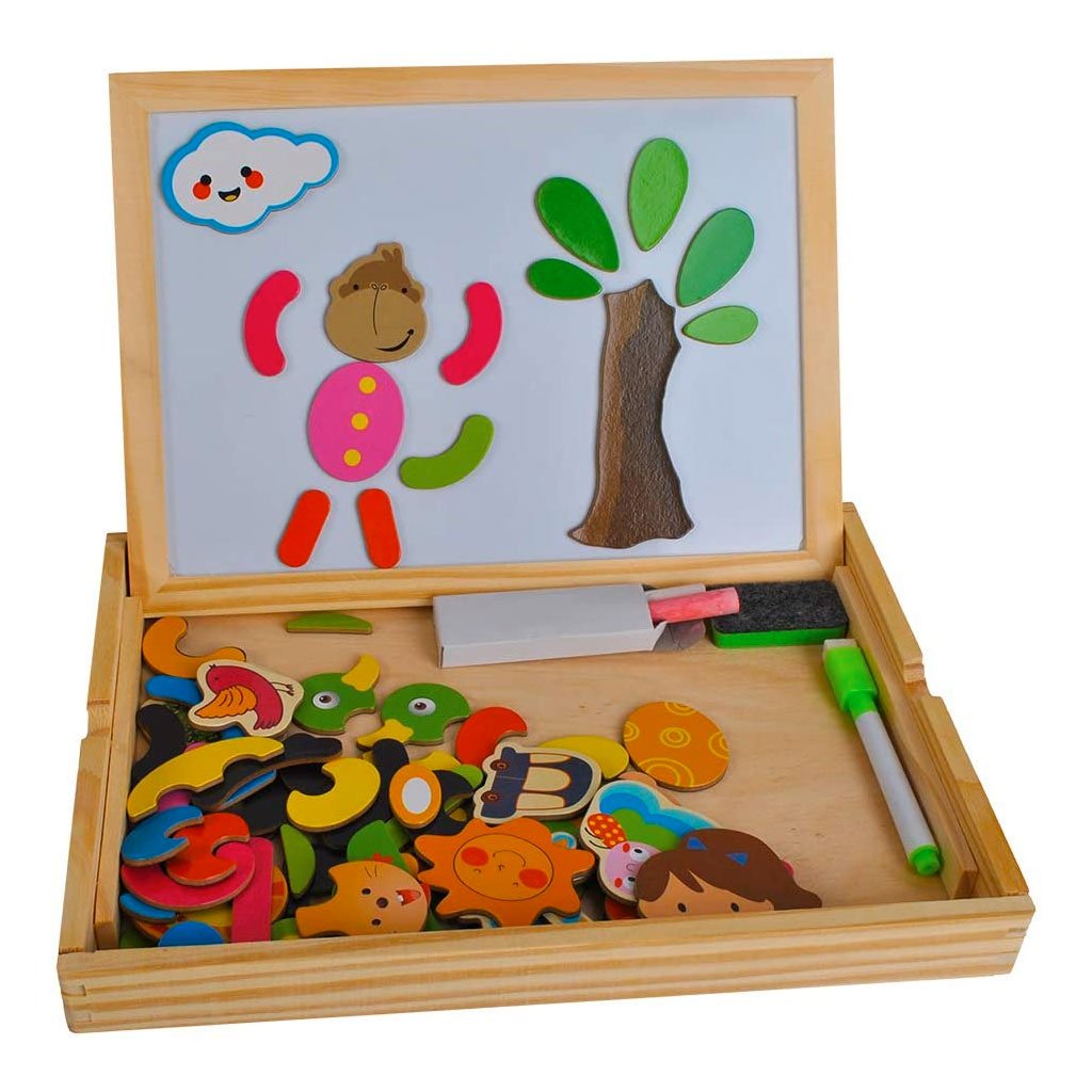 Lavagna Magnetica In Legno Per Bimbi.jpg