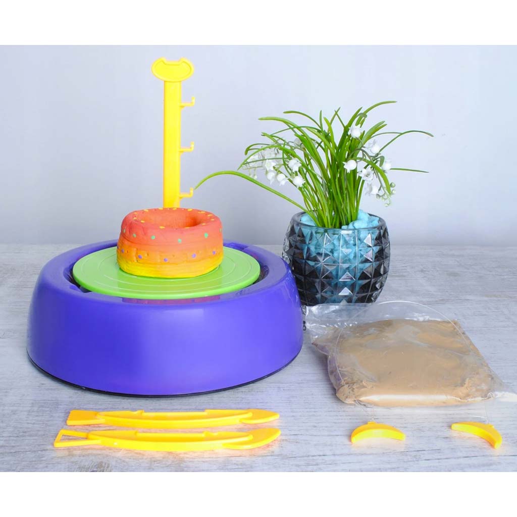 Tornio Per Ceramica Per Bambini Con Colori E Accessori.jpg